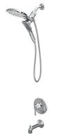 Moen Zyla 82140 Series 82140 Tub/Shower Faucet, Standard with Handshower Showerhead, 1.75 gpm Showerhead, 1-Handle