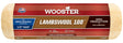 Wooster Lambswool 100 R291-9 Roller Cover, 1/2 in Thick Nap, 9 in L, Fabric/Lambs Wool Cover, Buff