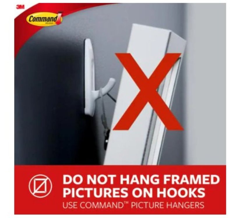 Command BATH43-BR-ES Medium Bath Hook, 3 lb, 1-Hook, Metal, Satin Brass