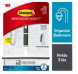 Command BATH24-ES Shower Squeegee, Stainless Steel Blade, White