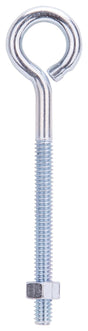 ProSource LR272 Eye Bolt, 6.4 mm Thread, Machine Thread, 2-3/8 in L Thread, 1 in Dia Eye, 146 lb Working Load, Steel, Pack of 20