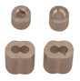 Campbell Aluminum Ferrule and Stop, Pack of 10