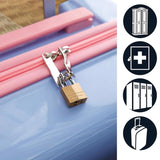 Master Lock 3/4 in. H X 7/16 in. W X 3/4 in. L Brass Pin Cylinder Exterior Padlock