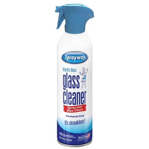 Sprayway Fresh Scent Glass Cleaner 19 oz Spray, Pack of 6