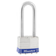 Master Lock 1-3/4 in. W Laminated Steel Ball Bearing Locking Exterior Padlock