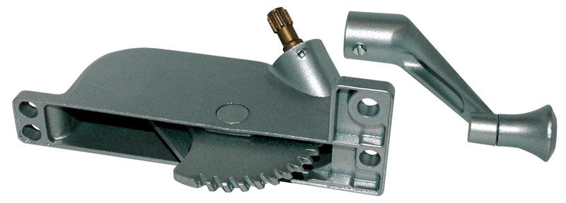 Barton Kramer Silver Zinc Right Awning Window Operator For Orgron/Yale Windows