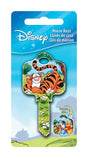 HILLMAN Disney Tigger House Key Blank 68 Single For Schlage Locks Multicolored, Pack of 5