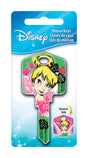 HILLMAN Disney Fairy House Key Blank 66/97 Single For Kwikset and Titan Locks Multicolored, Pack of 5