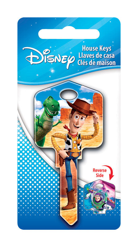 HILLMAN Disney Buzz/Woody House Key Blank 66/97 Single For Kwikset and Titan Locks Multicolored, Pack of 5