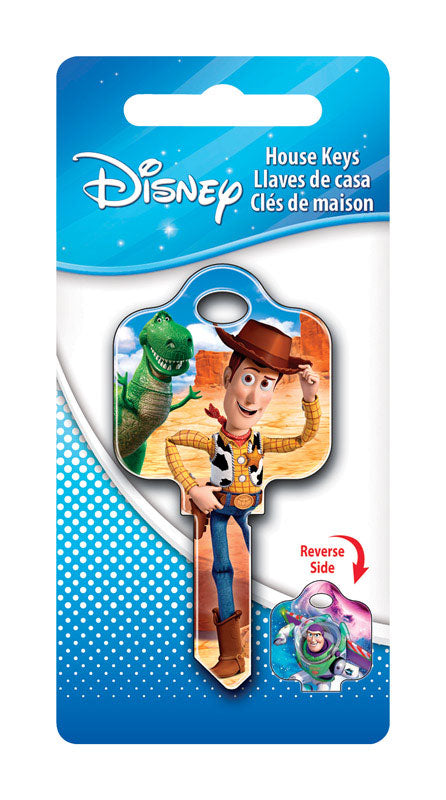 HILLMAN Disney Buzz/Woody House Key Blank 68 Single For Schlage Locks Multicolored, Pack of 5