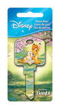 HILLMAN Disney Bambi and Thumper House Key Blank 66/97 Single For Kwikset and Titan Locks Multicolor, Pack of 5