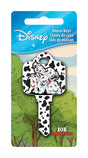 HILLMAN Disney 101 Dalmatians House Key Blank 68 Single For Schlage Locks Black/White, Pack of 5