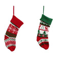 Santas Forest 49004 Christmas Stocking Knitted, Pack of 24