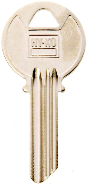 Hy-Ko 11010Y3 Key Blank, Brass, Nickel, For: Yale Cabinet, House Locks and Padlocks, Y3 Key Number, Pack of 10