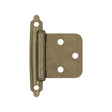 Amerock 1-3/4 in. W X 2-3/4 in. L Burnished Brass Steel Self-Closing Hinge 2 pk