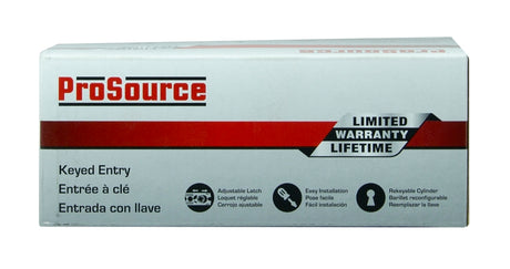 ProSource TS700BRA4B Entry Knob, Polished Brass, K3, KW1 Keyway, 3 Grade, Pack of 3