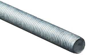 National Hardware N179-564 Threaded Rod, 7/8-9 Thread, 36 in L, A Grade, Steel, Zinc, UNC Thread
