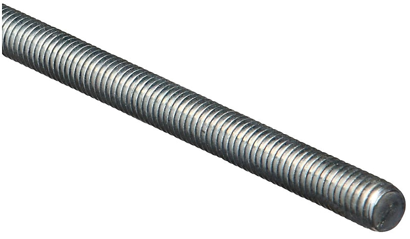 Stanley Thread Stanley Hardware N179-523 Threaded Rod, 7/16-14 Thread, 36 in L, A ...