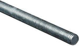 National Hardware N179-556 Threaded Rod, 3/4-10 Thread, 36 in L, A Grade, Steel, Zinc, UNC Thread
