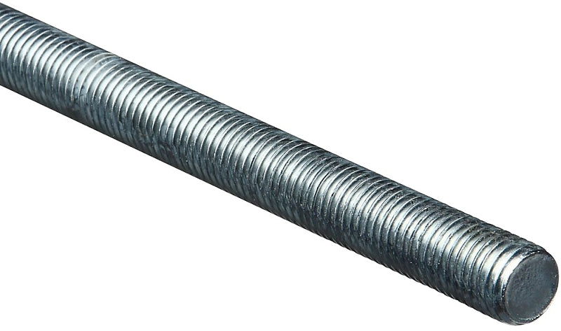 National Hardware N179-556 Threaded Rod, 3/4-10 Thread, 36 in L, A Grade, Steel, Zinc, UNC Thread