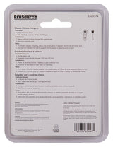 ProSource PH-122270-PS Picture Hanger, 30 lb, Steel, Polished Brass, Brass, Nail-In Mounting