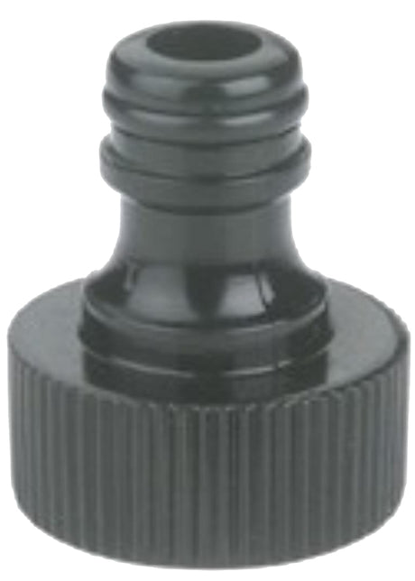 Gilmour 839074-1001 Garden Hose Connector, Male, Polymer, Black