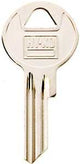 Hy-Ko 11010Y6 Key Blank, Brass, Nickel, For: Yale Cabinet, House Locks and Padlocks, Y6 Key Number, Pack of 10