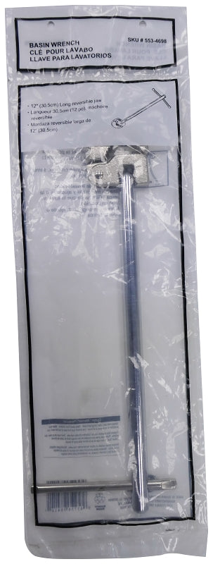 ProSource 24482-3L Basin Wrench, Carbon Steel