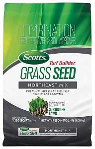 Scotts Turf Builder 18025 Grass Seed, 2.4 lb Bag