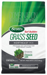 Scotts Turf Builder 18025 Grass Seed, 2.4 lb Bag