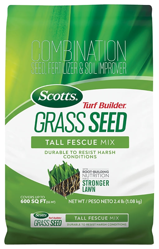 Scotts Turf Builder 18046 4-0-0 Grass Seed, Tall Fescue, 2.4 lb Bag