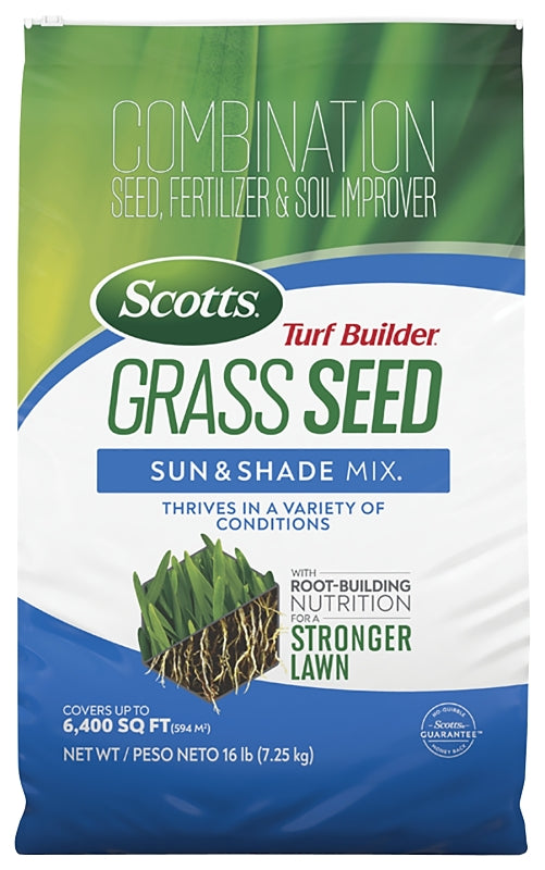 Scotts Turf Builder 18057 Grass Seed, 16 lb Bag