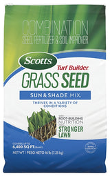Scotts Turf Builder 18057 Grass Seed, 16 lb Bag