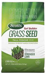 Scotts Turf Builder 18049 Grass Seed, 16 lb Bag