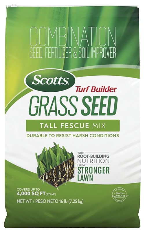 Scotts Turf Builder 18049 Grass Seed, 16 lb Bag