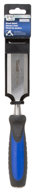 Vulcan JL-CH6 Chisel, 1-1/2 in Tip, 10-1/4 in OAL, CRV Blade, Ergonomic Handle