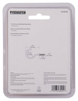 ProSource PH-122314-PS Cup Hook, 1/8 in Thread, 33 mm L, Brass, Brass Plated