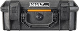 Pelican International VCV200-0020BLK Medium Pistol Case, Polyethylene, Black, Hasp Lock
