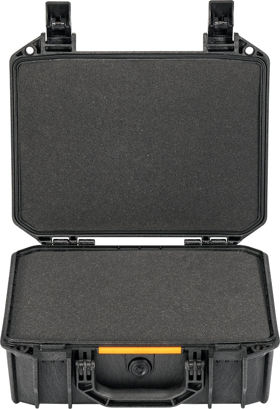 Pelican International VCV200-0020BLK Medium Pistol Case, Polyethylene, Black, Hasp Lock