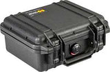 Pelican 1200-000-110 Protector Case, 10.62 in L, 9.68 in W, 4.87 in H, Polypropylene, Black