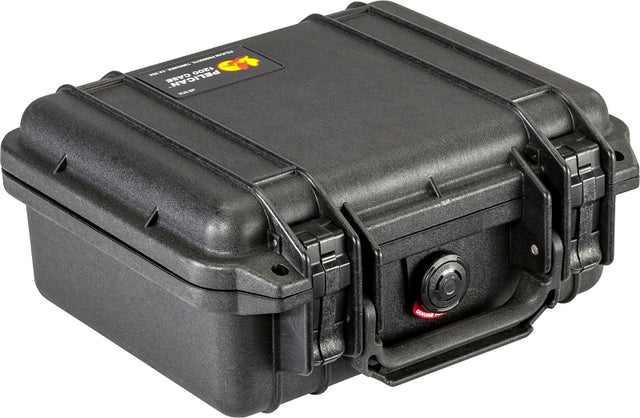 Pelican 1200-000-110 Protector Case, 10.62 in L, 9.68 in W, 4.87 in H, Polypropylene, Black