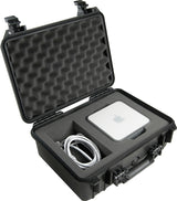 Pelican 1400WF Protector Case with Polyurethane Foam, 13.37 in L, 11.62 in W, 6 in H, Polypropylene, Black