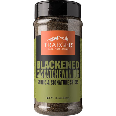 Traeger SPC259 Seasoning, Blackened Saskatchewan Rub, 13.75 oz Tin