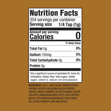 Traeger SPC260 Seasoning, Coffee Rub, 11.5 oz Tin