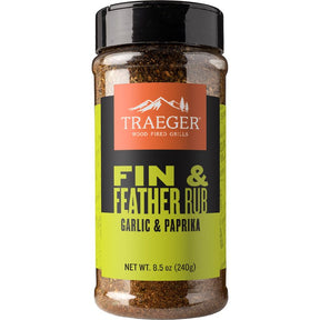 Traeger SPC261 Seasoning, Fin and Feather Rub, 10.1 oz Tin