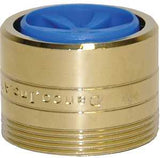 Danco 10478 Faucet Aerator, 15/16-27 x 55/64-27 Male x Female Thread, Brass, Polished Brass, 1.5 gpm