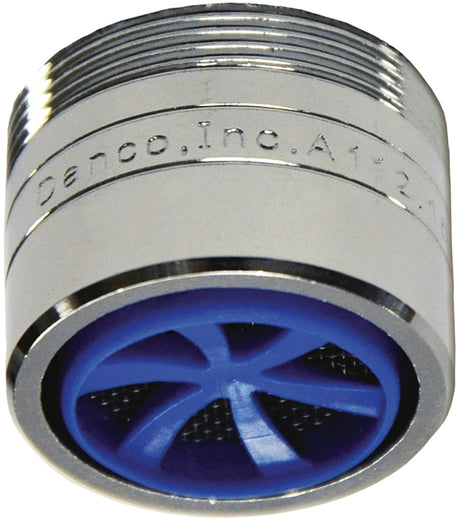 Danco 10486 Laminar Water Saving Faucet Aerator, 15/16-27 x 55/64-27 Male x Female Thread, Brass, Chrome Plated, 1.5 gpm