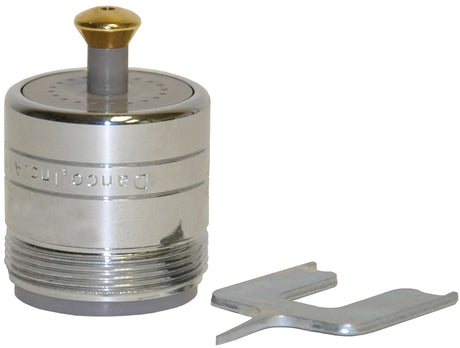 Danco 10490 Faucet Aerator, 15/16-27 x 55/64-27 Push-Fit, Brass, Chrome Plated, 1.5 gpm