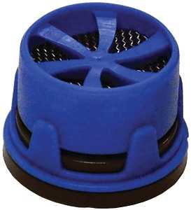 Danco 10494 Faucet Aerator Insert, Blue, 15/16 or 55/64 in, 3/4 in H x 3/4 in W Dimensions, Plastic, 1.5 gpm, 4/PK