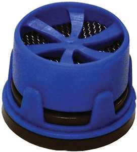 Danco 10495 Faucet Aerator Insert, Blue, 15/16 or 55/64 in, Plastic, 1.5 gpm, 1/PK